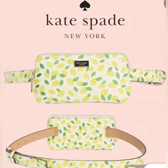 NEW KATE SPADE LEMON DROP CROSSBODY BELT PURSE BAG - Picture 3 of 8